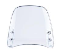 Universal Motorcycle Wind Deflector - Flexible Front, High Definition Clear Windsplitter With Smooth Rounded Edges, Shatter-Resistant PE Material | Wind Protection For All Motorbikes