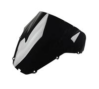 Universal Motorcycle Windscreen For CBR 900RR 929RR For FIREBLADE CBR929 CBR900 RR 2000 2001 Windshield Moto Windscreen Double Bubble Wind Deflector(Black)