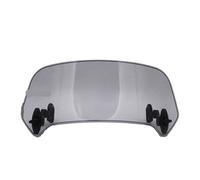 Universal Motorcycle Windshield Extension Adjustable Spoiler Clamp-On Windscreen Deflector For BMW For KAWASAKI For YAMAHA For HONDA For SUZUKI,Windshield Front
