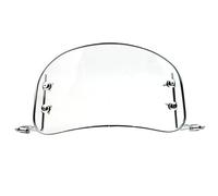 Universal Motorcycle Windshield Retro Front Deflector WindscreenF Modified Accessories Easy Installs Scooter E-bike(Transparent set)