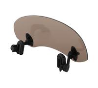 Universal Motorcycle Windshield Windshield Spoiler Wind Deflector Modified Plastic (Smoked)