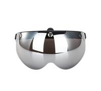 Universal Motorcycles Retro Pilot-Style Standard 3 Snap-Button Visors Up Down Open Face Helmet Wind Shield Durable,Motorcycle Wind Shield