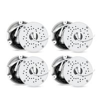 Universal Mount for Bullet Security Cameras, 4 Packs Waterproof Metal Junction Box for Outdoor Surveillance Camera, Conceal Cables on The Wall