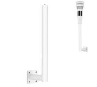 Universal Mount for Tempest Weather Station,Outdoor Weather Proof Aluminium Alloy with 1/4"-20 Threaded Screw Mount, Easy Installation Drilling Hole,1 Pack White