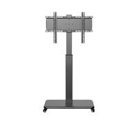 Universal Movable TV StandAdjustable Floor Mount for Live Streaming Rotating Horizontal & Vertical Display Compatible with Most TVs Easy Installation