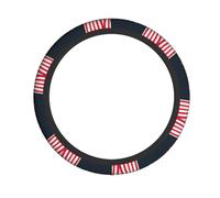 Universal Movie Clapboard And Popcorn Print Steering Wheel Cover â€“ Breathable Steering Wheel for Cars, SUVs, Trucks â€“ Auto Interior Decor