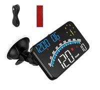 Universal MPH HUD Speed Meter, MPH KMH HUD Car Head Up Display LCD Display for All Vehicle