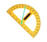Universal Multi-Functional Teaching Ruler - Large Protractor And Triangle Ruler For Teachers | Digital GeometryRuler With Compass For Adult School And Classroom Use | Random Color ABS Material