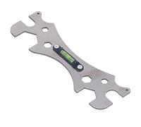 Universal Multifunctional Bathroom Wrench, Special Wrench with Level Faucet Plumbing Install Too, Strap Wrench Set for Plumbers Pipe Shower Heads Jar Opener