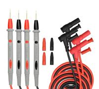 Universal Multimeter Leads, 2 Pair Ideal for 1000V 20A Testing, Perfect for Multimeter Voltmeter Use, Essential for Reliable Electrical Measurements DIY Projects(1m)