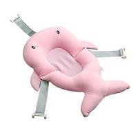 Universal Newborn Baby Bath Pad Infant Bathing Pillow Floating Baby Bath Pad Cotton Newborn Bathtub Pillow Baby Bath Cushion Anti-Slip Bathtub Seat Pillow for 0-12 Month