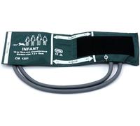 Universal NIBP Cuff for Infant, 10-19 cm Double Tube Reusable Nylon Replacement Blood Pressure Cuff, No Connector
