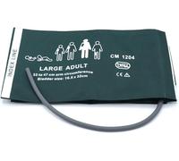 Universal NIBP Cuff for LargeAdult, 33-47 cm Single Tube Reusable Nylon Dark Green Replacement Blood Pressure Cuff, No Connector