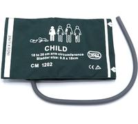 Universal NIBP Cuff for PediatricChild, 18-26 cm Single Tube Reusable Nylon Dark Green Replacement Blood Pressure Cuff, No Connector