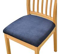 Universal Non-Slip Dining Chair Covers, 4-Pack, Soft Velvet Stretch Protection for Home Décor, Ideal for Dining Room & Hotel Chairs