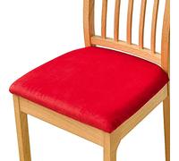 Universal Non-Slip Dining Chair Covers, 4-Pack, Soft Velvet Stretch Protector for Home Décor, Ideal for Dining Rooms and Hotel Chairs