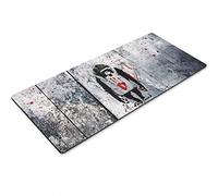 Universal Non Slip Indoor Mat for Bathroom Kitchen Home Office Floor mat | Sports Mat | Garden Mat | Prayer Mat | Cat Mat | Large Mouse Pad | Banksy Monkey Red Black Grey Abstract