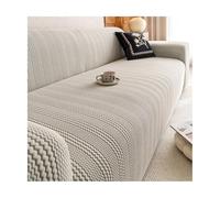 Universal Non-Slip Stretchable Sofa Slipcover with Armrest Light Gray 90-140cm - Perfect for Living Room Couch Protection and Decoration.