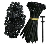 Universal Nylon Cable Tie Buckle Auto Fastener Screw Replacement Clip Car Fender Trunk Engine Guard Panel Wire Management Secure(20set- (40pcs))