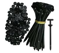 Universal Nylon Cable Tie Buckle Auto Fastener Screw Replacement Clip Car Fender Trunk Engine Guard Panel Wire Management Secure(30set- (60pcs))