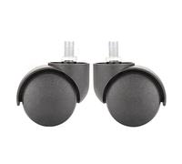 Universal Office Chair Wheel Caster 2 Inch 50KG Swivel Castor Furniture Feet Replacement Wheels 360 Degree Roller Black Casters
