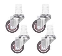 Universal Office Chair WheelsSwivel Rubber Casters with Ball Bearings 22/25mm NonMarking Replacement Wheels Mute Design Set of 4 for Smooth Mobility