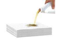 Universal Oil Absorbent Pads,Disposable Absorbent Mat,Oily Liquid Spill Pads Pack,General Purpose Absorbent Sheets Gasoline Spill Pad for Industrial Home, Water-repellent and oil-absorbing (30 Pcs)