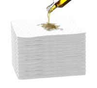 Universal Oil Absorbent Pads,Disposable Absorbent Mat,Oily Liquid Spill Pads Pack,General Purpose Absorbent Sheets Gasoline Spill Pad for Industrial Home, Water-repellent and oil-absorbing (100 Pcs)