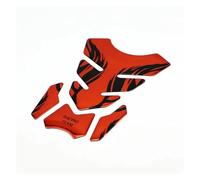 Universal Oil Gas Tank Protector Motorcycle Cover Decal Decoration(Rubber Red)