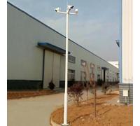 Universal Outdoor Security Camera Mounting Pole, Heavy-Duty Surveillance Post for Wide View Monitoring, Adjustable Height, Weather-Resistant, Ideal for Home & Business Use