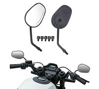 Universal Oval 8mm 10mm Motorcycle Rear View Side Mirrors for Honada Suzuki Cruiser Chopper Honda Yamaha kawasak