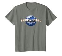 Universal Parks Universal Studios Florida T-Shirt, Youth, Olive Heather, X-Small