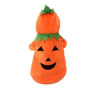 Universal Pet Halloween Costume, Funny Pumpkin Transformation Outfit, Festive Apparel for Small Dogs (L)