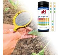 Universal pH Test Strips for Precise Water Analysis Base Tests in Home and Laboratory Applications 100 Pieces (White, 11.2 x 4.6 cm)