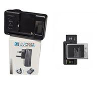 Universal Phone/Camera Battery External Charger & USB Port - Desktop Charger