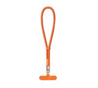 Universal Phone Lanyard with Clip Upgraded Anti-Drop 360° Rotation Adjustable Neck/Crossbody Strap for All Phone Cases(Orange-A)
