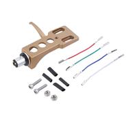 Universal Phono Headshell With 4-pin Wires, 6.3cm Length Replacement Turntable Headshell Mount For Lp/record Players Various Phono