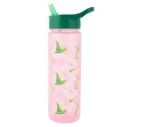 Universal Pictures Wicked Part 2 600ml Water Bottle with Straw by Polar Gear | Official Movie Merchandise | For Adult & Kids, Pink & Green