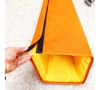 Universal Pipe Cover with Hook and Loop Closure, Waterproof Protective Padding for Playground, Basement, Garage, and Goal Post Applications