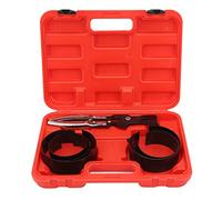 Universal Piston Ring Compressor Set, 6 - Size Adjustable Engine Piston Installer Pliers with Ratcheting Lock for Auto Maintenance, Fits 2-7/8in to 4-3/8in Pistons