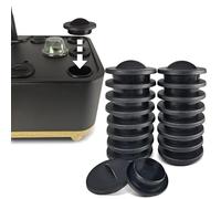Universal Plant Spacer Caps (18 Pack) Compatible with Aerogarden, Ahopegarden, GardenCube, iDOO, Mufga, Letpot and Other Hydroponics Growing System Kit, Pod Cover Lids for Indoor Garden Kit, Black