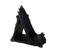 Universal Plastic 3D Printed Skull Phone Holder, Gothic Throne Phone Holder Ornament Desktop Decoration Creative Gift