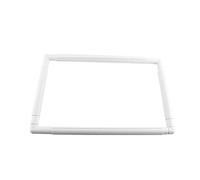 Universal Plastic Rectangle Embroidery Hoop, 43.1 x 27.9cm, Cross Stitch Frame with Clips, DIY Sewing Quilting Craft Tool, Polypropylene Stitching Frame