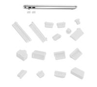 Universal Plug Set - Computer Port Protection Kit, Anti Dust Sixteen Piece Soft Silicone Plugs for Multiple Ports, Flexible Computer Port Anti Dust Stopper with Snug Fit, Device Protection Accessories