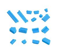 Universal Plug Set - Computer Port Protection Kit, Anti Dust Sixteen Piece Soft Silicone Plugs for Multiple Ports, Flexible Computer Port Anti Dust Stopper with Snug Fit, Device Protection Accessories