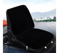 Universal Plush Cushion Forklift Seat, Tractor Seat Cushion, Soft and Comfortable for Excavator Skid Loader Backhoe Dozer Telehandler(Black)