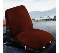 Universal Plush Cushion Forklift Seat, Tractor Seat Cushion, Soft and Comfortable for Excavator Skid Loader Backhoe Dozer Telehandler(Red)