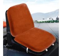 Universal Plush Cushion Forklift Seat, Tractor Seat Cushion, Soft and Comfortable for Excavator Skid Loader Backhoe Dozer Telehandler(Orange)