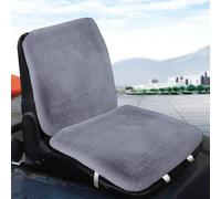 Universal Plush Cushion Forklift Seat, Tractor Seat Cushion, Soft and Comfortable for Excavator Skid Loader Backhoe Dozer Telehandler(Gray)