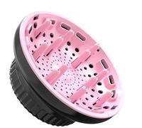 Universal Portable Blow Dryer Diffuser for Curly and Natural Wavy Hair, Hair Dryer Diffuser for Curly and Natural Wavy Hair (Black&Pink)
